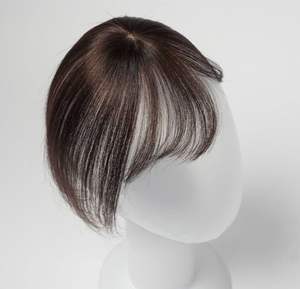 Petites perruques indiennes en soie avec base en cheveux naturels, 175g - Product Image 1