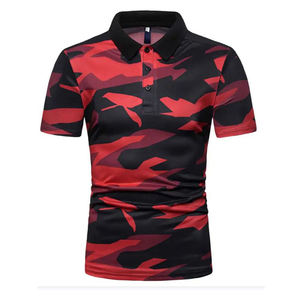 Le sport des hommes sur mesure pour l'impression par sublimation de chemise de polo avec 3 boutons - Product Image 5