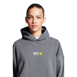 Sudadera con Capucha Personalizada para Mujer, Informal, de Invierno, 100% Algodón, Estilo Vintage, Corte Holgado, Lavado Ácido, Logotipo Estampado en la Parte Delantera, Ecológica, de Secado Rápido - Product Image 2