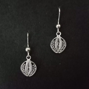 Wholesale Premium Quality Indian <b>Silver</b> Filigree <b>Stud</b> <b>Earrings</b> <b>Silver</b> Plated Women - Product Image 1