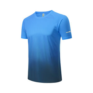 Camiseta personalizada para gimnasio, camiseta de entrenamiento de gran tamaño, camiseta de entrenamiento físico para hombre, camiseta de manga corta de poliéster de secado rápido - Product Image 5