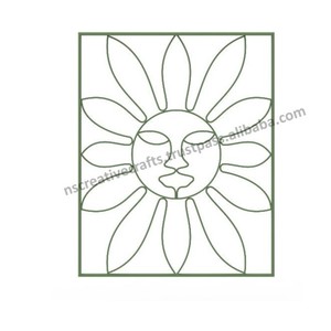 Transformez votre espace de vie avec un art mural en métal inspiré de la nature à couper le souffle Taille du cadre personnalisée Fabriqué en métal de fer - Product Image 1