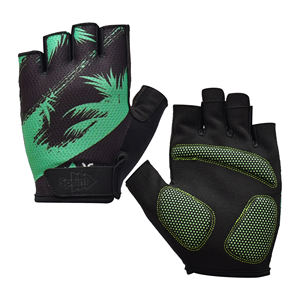 2025 Gants demi-doigts respirants conçus sur mesure Gants d'équitation de vélo en cuir synthétique en gros - Product Image 4