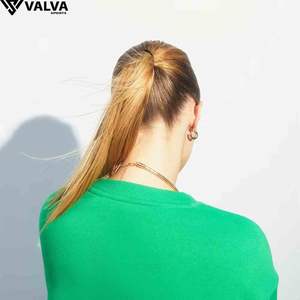 Sweatshirts ras du cou à manches longues décontractés pour femmes Essentiels de couleur personnalisés respirants à séchage rapide personnalisés selon votre marque. - Product Image 3