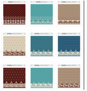 Alfombra de Salón Adiva, Diseño Floral Moderno, Tejida en Poliéster, con Base Acolchada de Yute, Estilo Turco Gaziantep - Product Image 1