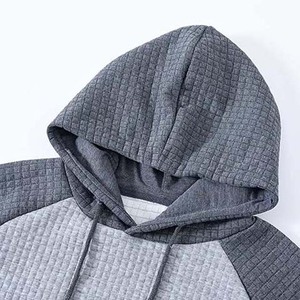 Sudaderas Ligeras de Forro Polar para Hombre, Cómodas, Personalizadas, Tallas Grandes, Invierno, Bordadas, Lisas, Teñidas, 100% Algodón, Servicios OEM, Estilo Waffle - Product Image 5