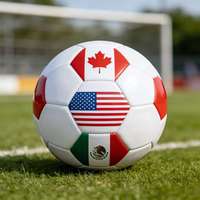 Ofertas Shopey: Balón de Fútbol de Entrenamiento Azul 2026 de Alta Calidad, Cosido a Máquina, Talla 5, Cuero PU, para Interior/Exterior, Competición