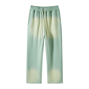 Pantalons de survêtement unisexes vintage délavés à l'acide, teinture pigmentée personnalisée, molleton lourd, coupe ample et décontractée, streetwear, vêtements de détente, vente en gros OEM - Product Image 1