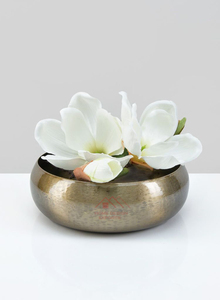 Vase en métal fait main à la main, finition antique, vente chaude, luxe or - Product Image 3