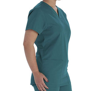 Best Design High Quality Light <b>Weight</b> Cotton Material Customized Logo Printing Medical Hospital Scrubs Nurse Scrub <b>Sets</b> - Product Image 5
