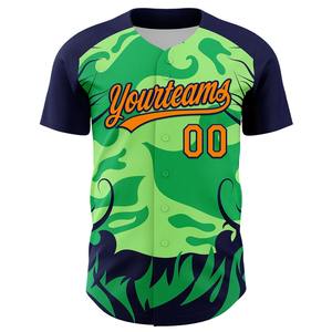 Uniforme de Béisbol y Sóftbol Personalizado por Sublimación para Hombre, Camiseta de Béisbol con Botones para Venta, Uniforme Deportivo para Equipos - Product Image 2