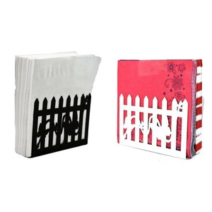 Feuilles Porte-serviettes en papier de soie autoportant en métal pour bureau à domicile Cuisine Hôtel & Restaurant Table à manger Co - Product Image 4