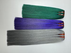 Extensions de cheveux humains vierges Remy à ondulation profonde lâche, couleur vert bleu, double trame, cheveux vietnamiens, cuticules alignées, vente en gros - Product Image 5