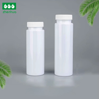 Flacons en plastique PET souples pour médicaments, utilisés pour l'emballage de vitamines santé avec des bouchons à vis pour un scellage hermétique