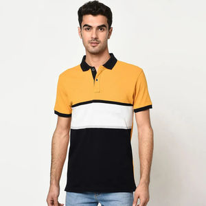 เสื้อกอล์ฟผู้ชายประสิทธิภาพสูง เป็นมิตรกับสิ่งแวดล้อม ระบายอากาศได้ดี ผ้าซับเหงื่อและแห้งเร็ว สำหรับสวมใส่เล่นกีฬาและลำลอง รับผลิตแบบ OEM - Product Image 1