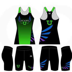 Autumn Trendy Premium Quality Polyester <b>Track</b> & <b>Field</b> Uniform Quick Dry Skinny Fit Sports Wear Contrast Color Printed Low Price - Product Image 5