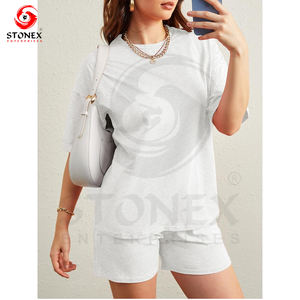 2025 survêtements femmes vêtements Shorts personnalisés ensembles tenue décontracté femmes 2 pièces survêtement avec short pour femmes - Product Image 4