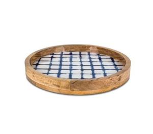 Nouveau plateau de service avec impression émaillée pour le petit-déjeuner, le thé, le dessert, la vanité, plateau à bijoux de qualité supérieure, plateau à café, plateau de rangement - Product Image 4