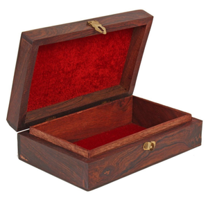 Boîte de rangement en bois décorative faite à la main organisateur de bijoux personnalisé en gros pour l'organisation de stockage de bureau de cuisine à domicile - Product Image 2