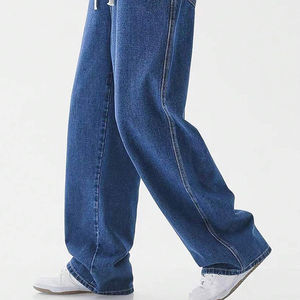 Pantalones Vaqueros de Mezclilla para Hombre, Jeans de Cintura Alta para Hombre, Pantalones Vaqueros Transpirables Lavados, Personalizados - Product Image 4