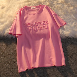 Camiseta OEM personalizada con estampado en relieve 3D 100% algodón para hombre y mujer, servicio de diseño de logotipo, camiseta para hombre - Product Image 5