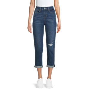 Premium Quality Women's Regular Fit Washed Denim Jeans <b>Pant</b> Mid-Waist Flat Front Customized Sizes Eco-Friendly Quick Dry Casual - Product Image 2