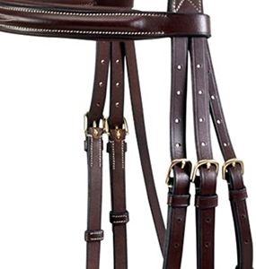 Brida flash ecuestre de cuero italiano, calidad superior, duradera, transpirable, diseño occidental elevado elegante para montar a caballo indio - Product Image 5