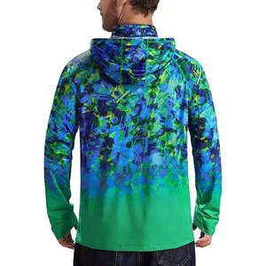 Gran oferta exterior 100% algodón cómodo hombre Hoodi 3D estampado hombres ropa deportiva chaqueta funcional básicos pesca sudaderas con capucha para hombres OEM - Product Image 5
