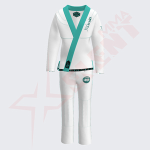 Uniformes de judo et de taekwondo gris personnalisés de haute qualité vêtements de jiu jitsu pour hommes vêtements d'arts martiaux - Product Image 2