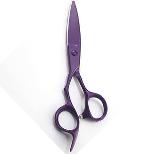 Ciseaux de coupe de cheveux professionnels en acier inoxydable fantaisie couleur enduit accessoires de salon de coiffure ciseaux de coupe de cheveux de haute qualité - Product Image 1