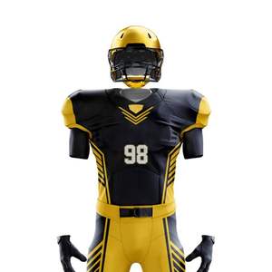 Ropa deportiva personalizada más vendida, uniformes de fútbol americano transpirables de alta calidad, venta al por mayor, pantalones cortos de talla grande con servicio OEM - Product Image 5