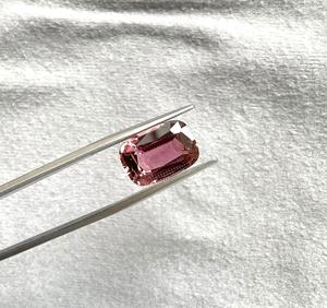 Coussin en tourmaline rose pêche 5.36 carats pierre taillée de qualité supérieure pour la fabrication de bijoux fins pierres précieuses naturelles - Product Image 3
