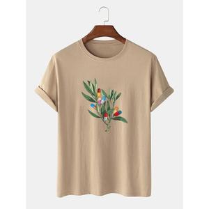 100% Cotton <b>Tshirt</b> Custom Printed Half Sleeve T-shirts Regular Fit Mens Wear 100% Cotton Custom <b>Tshirts</b> Men's Casual T-shirt - Product Image 3