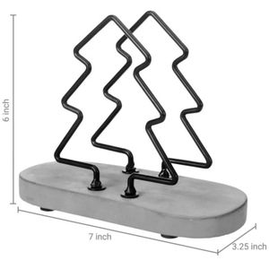 Porte-serviettes élégant en métal, écologique, durable, imperméable, avec un design en forme d'arbre, pour hôtels, restaurants, couleur noire, meilleure vente - Product Image 6