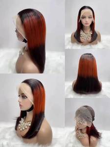 Pelucas al por mayor pelo liso 13x4 pelucas frontales de encaje de oreja a oreja pelo humano vietnamita Remy Bob pelucas - Product Image 5