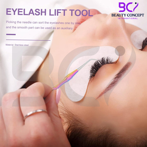 2 pièces Outils de séparation pour cils, pour rehaussement de cils, retrait de cils, extensions, recourbe-cils, kit d'outils pour cils, outil de greffage - Product Image 2