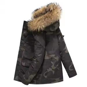 Parka d'hiver de qualité supérieure, faible MOQ, respirant, veste parka sur mesure pour homme, automne - Product Image 5