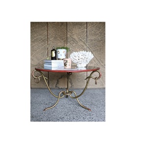 Material más vendido, textura de mármol superior, hierro forjado, minimalista, oficina, hogar, sala de estar, muebles, mesa de centro de lujo - Product Image 1