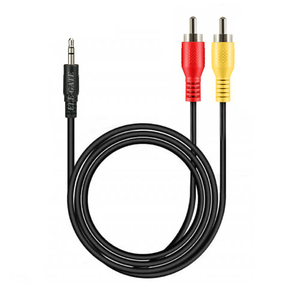 Cavo Adattatore Coassiale Audio da 1,5m con Rivestimento in PVC, Connettore TRS in Rame Puro per Proiettore, Fotocamera, Microfono, Video, Altoparlante Auto - Product Image 1