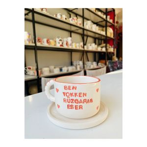 Tazza di caffè in ceramica regalo scritta il mio vento soffia quando non sono in giro