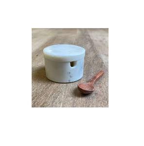 Nouveau bol à poivre en marbre élégant, fabriqué à la main pour ustensiles de cuisine, vaisselle pour la maison, décor de table, bol à sel en marbre - Product Image 2