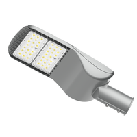 50W 100W 150W LED réverbère LED éclairage routier extérieur intelligent cellule photoélectrique capteur de mouvement lampe LED éclairage de parking