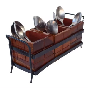 Soporte de madera para cubiertos/soporte de madera para utensilios para cubiertos/soporte de madera para cubiertos de nuevo estilo hotel para bar restaurante Hotel - Product Image 1