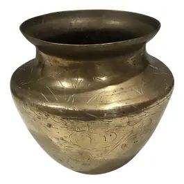 Olla de Agua de Alta Calidad Hecha a Mano Estilo Indio, Lota de Cobre de Primera Calidad con Tapa de Cuero, Utensilio de Cocina, Exhibición de Encimera, Lota Grande - Product Image 2