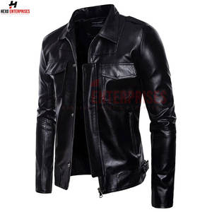 แจ็คเก็ตหนังผู้ชายคุณภาพสูง แจ็คเก็ตหนังกลางแจ้งแบบกําหนดเองด้วยวัสดุที่ดีที่สุดทําแจ็คเก็ตหนังที่ดีที่สุดของผู้ชาย - Product Image 2