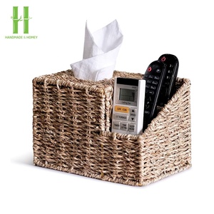 Bandeja festoneada de nuevo diseño, decoración de mesa de servicio, bandeja de servicio tejida a mano de mimbre con colgantes OEM personalizado de Vietnam - Product Image 5