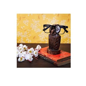 Hot Selling Eco-Friendly Handmade Wooden Owl <b>Eye</b> Glass and Specs Holder Wood <b>Crafts</b> Wooden Boxes & Wall Signs - Product Image 1