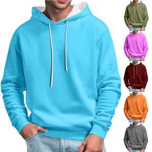 Sudadera con Capucha para Hombre, 100% Algodón, Felpa, con Bordado Personalizable, Impresión Serigrafiada, Transpirable, Diseño Otoñal - Product Image 6
