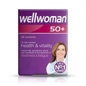Wellwoman Vegan 60 Wellwoman 50 30 Sport & Fitness 30 wellwomen Plus Omega 3 6 9 28 Suplementos de salud para mujeres - Product Image 3