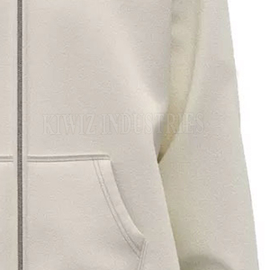 Sweat à capuche avec fermeture éclair pour hommes, vêtements de mode de qualité supérieure, nouveau design de sweat à capuche avec fermeture éclair pour hommes, fabriqué au Pakistan - Product Image 3
